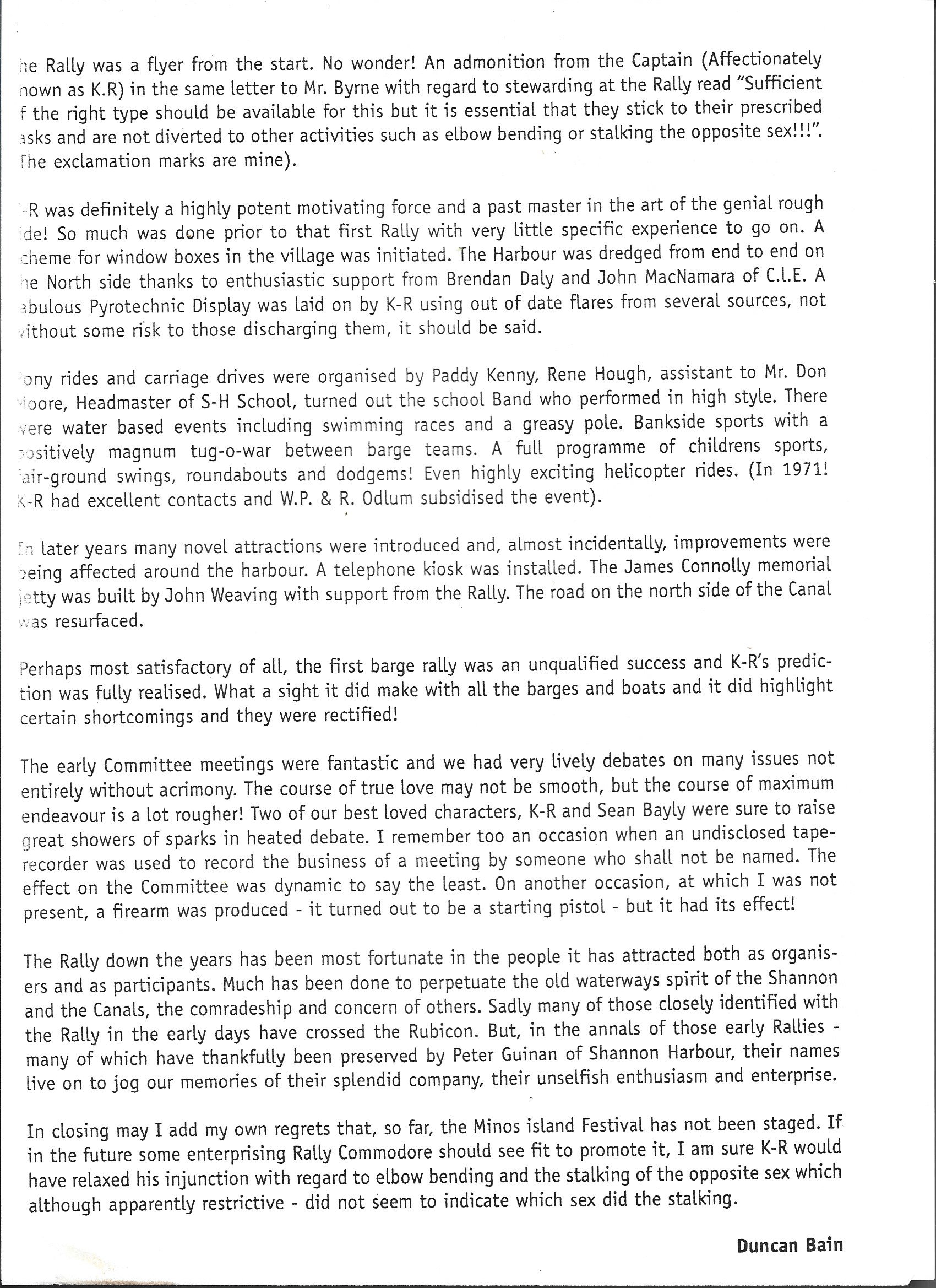 1992 Shannon Harbour Rally program page.2