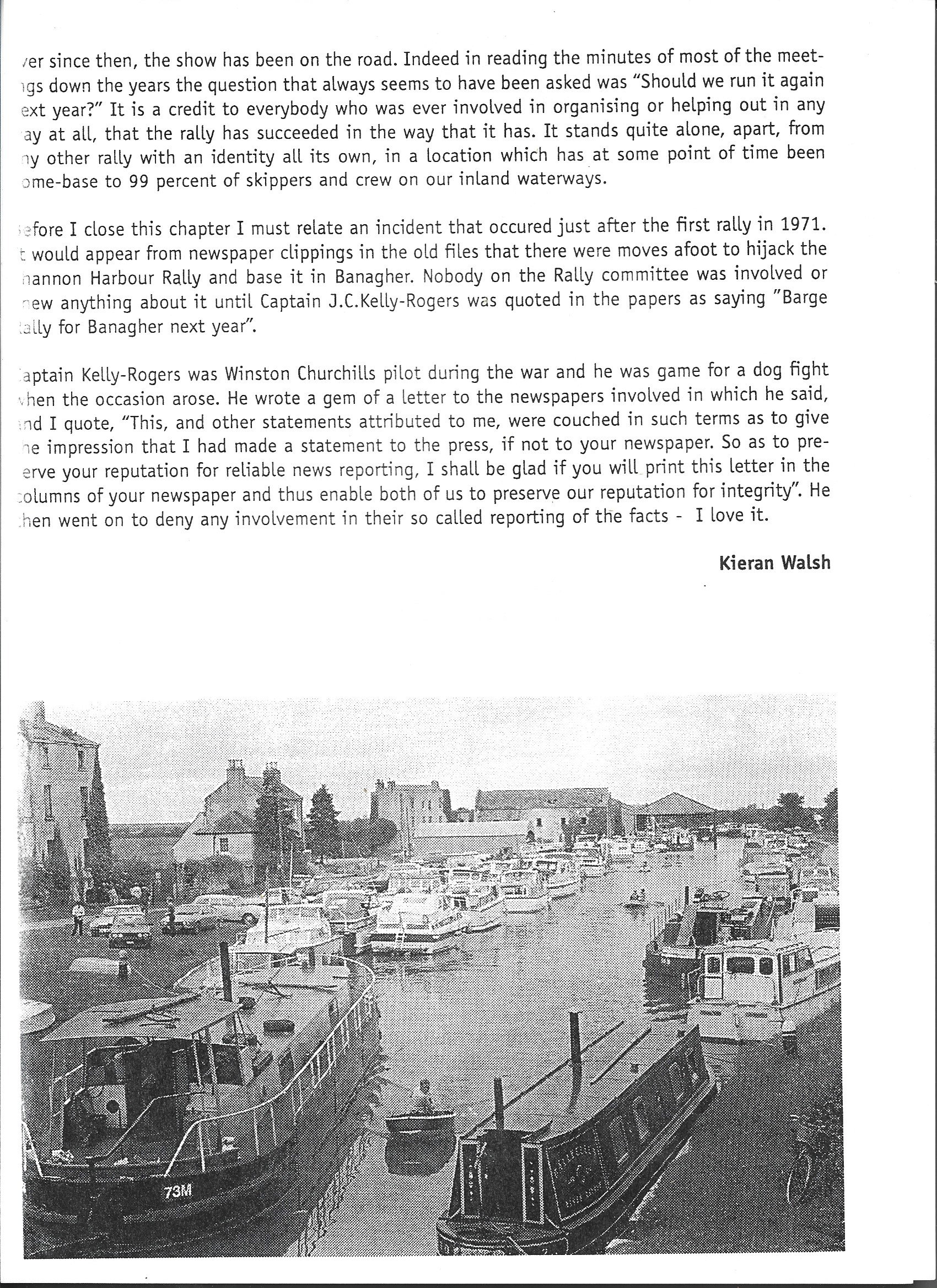 1996 Shannon Harbour Rally program