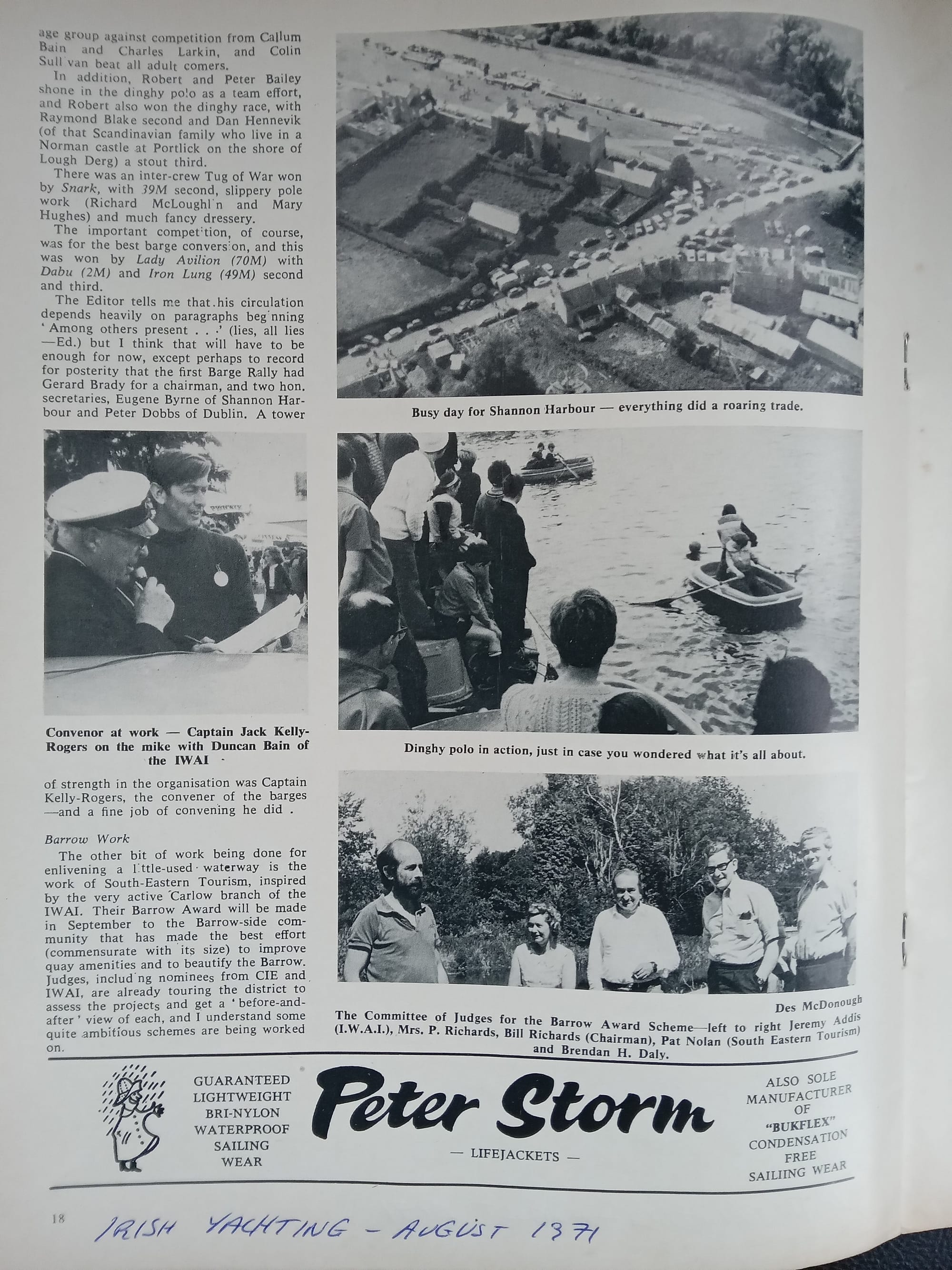 1971 Shannon Harbour Rally by Irish Yachting and Motorboating.13