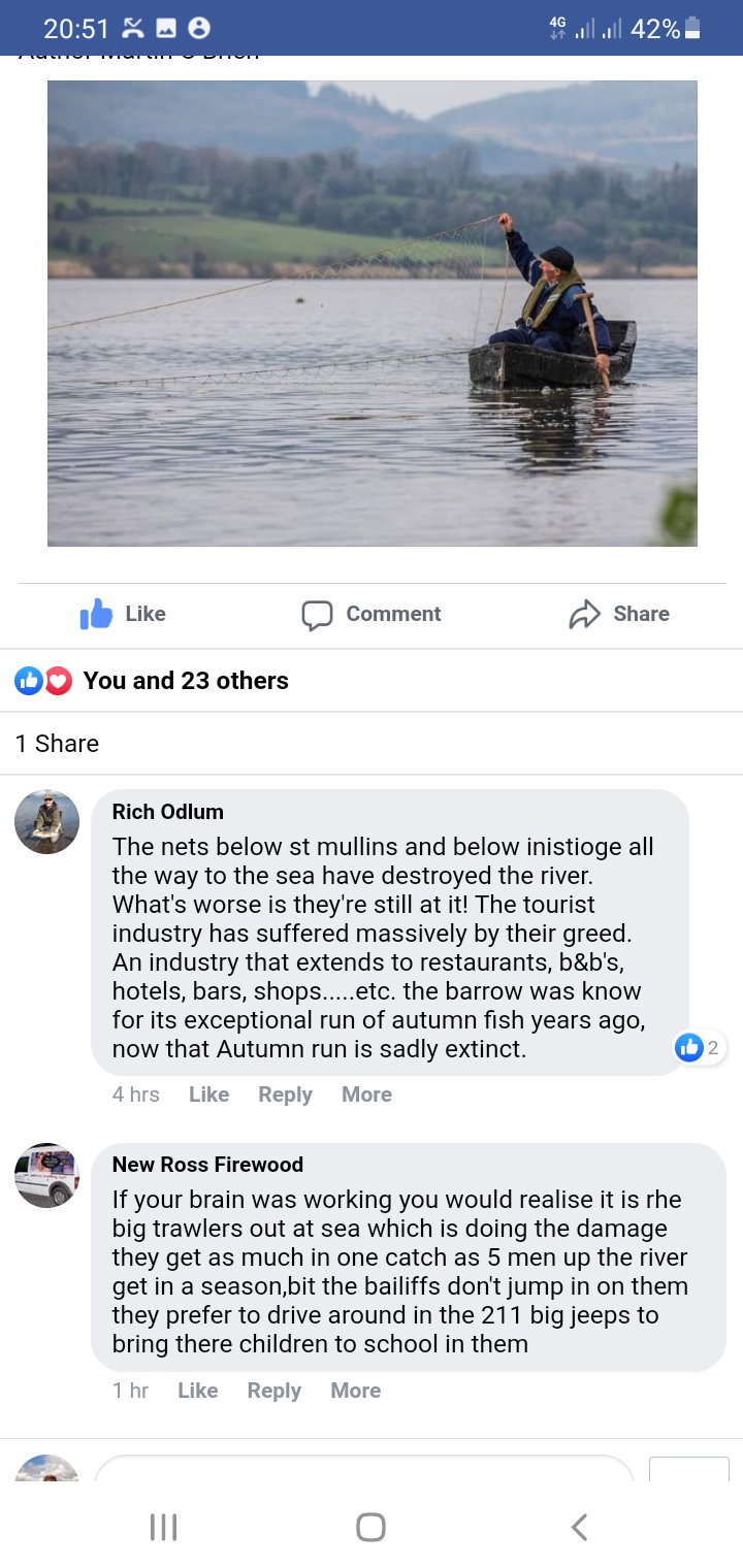 2022 05 09th River Barrow Saint Mullins the Salmon Poacher by Martin o Brien