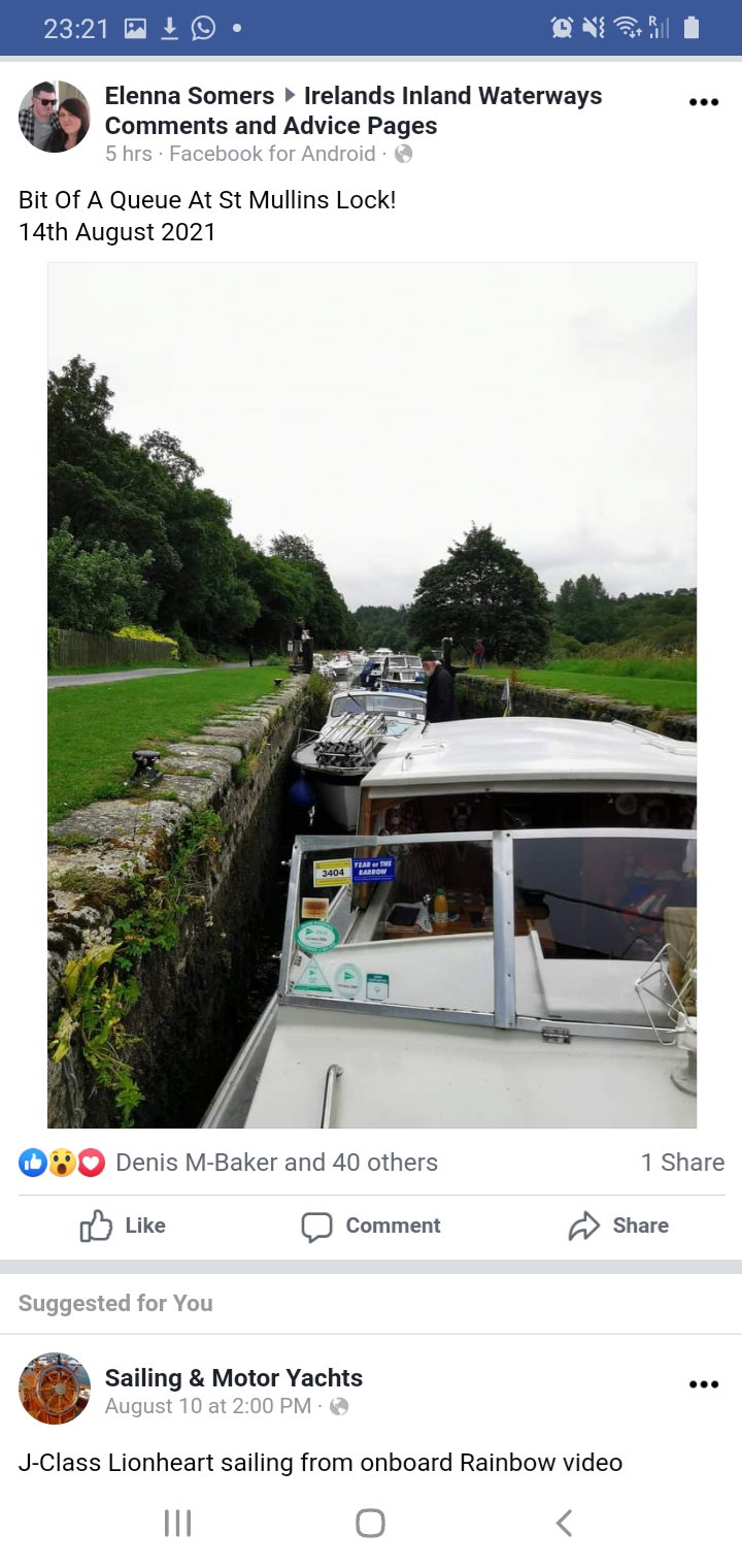 2021 08 14th Saint Mullins facebook post