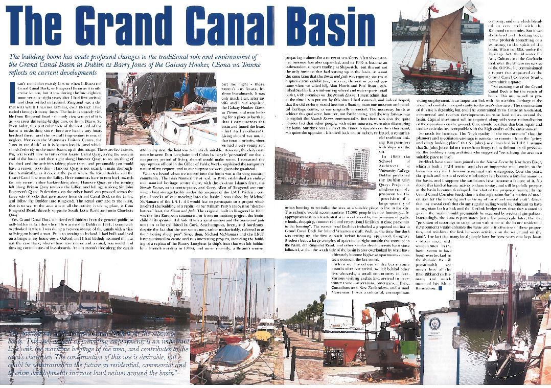 1998 River Liffey Dublin Tall Ships program inside