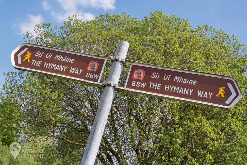 2021 12 River Shannon Athlone to Galway proposed Hymanny Way cycle route signage