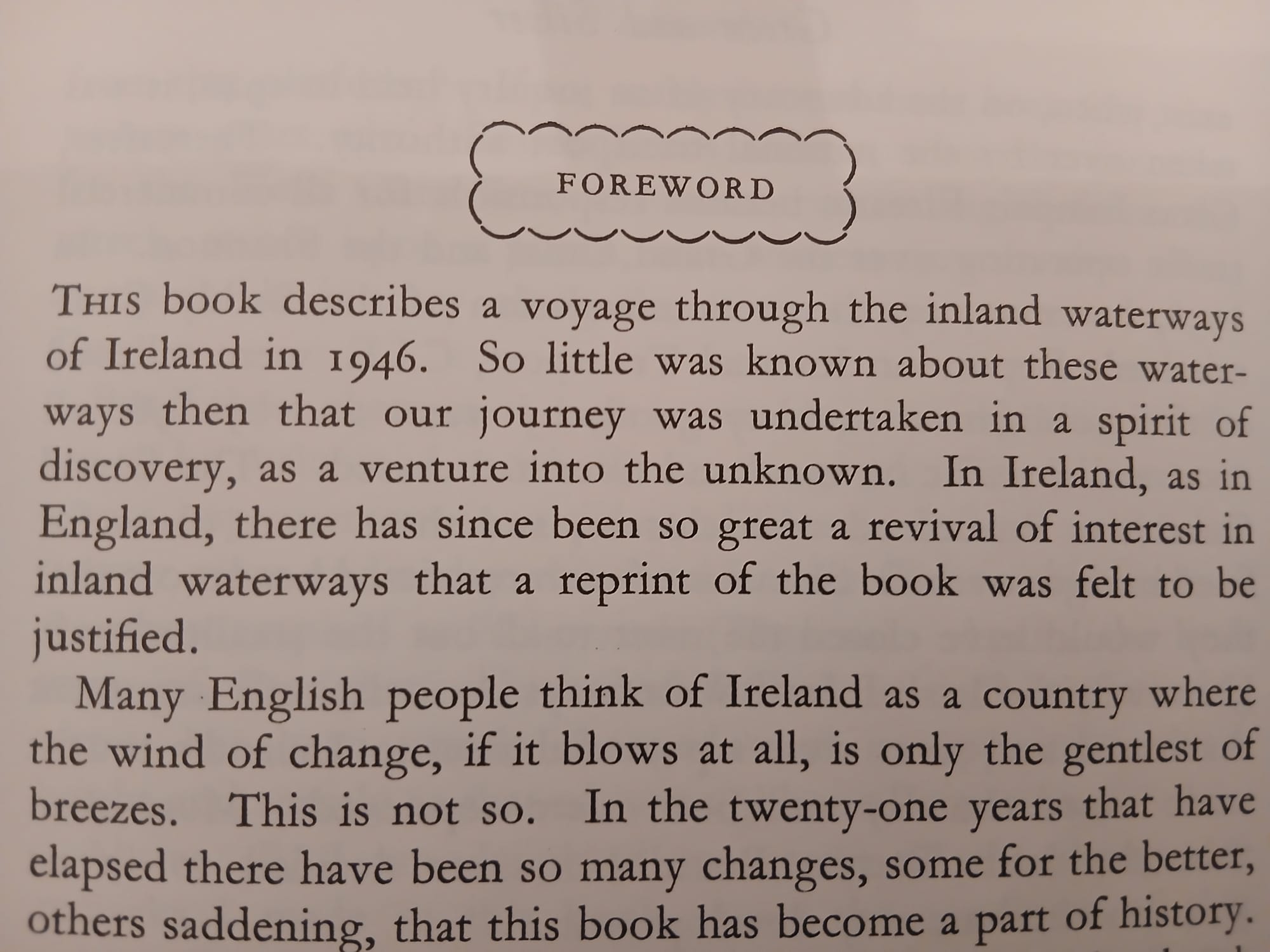 1949 Tom Rolt book, Green and Silver, book  foreward