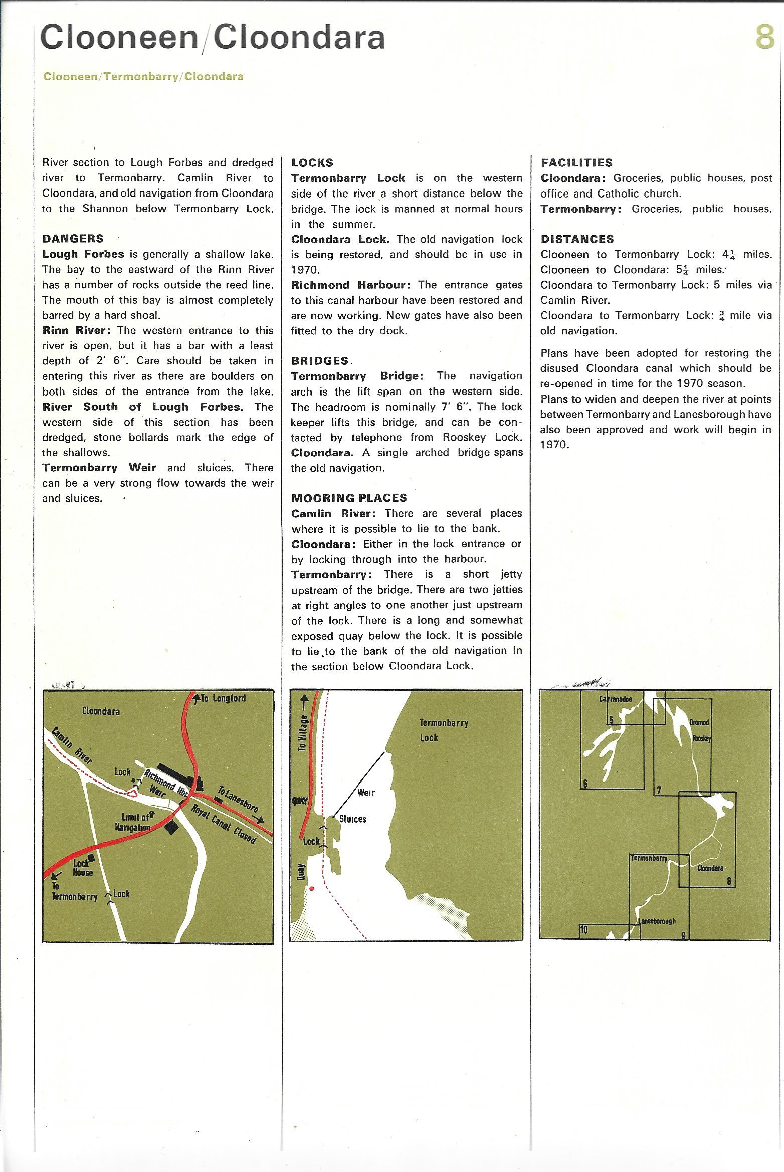1970 Shannon Guide with maps by John Weaving