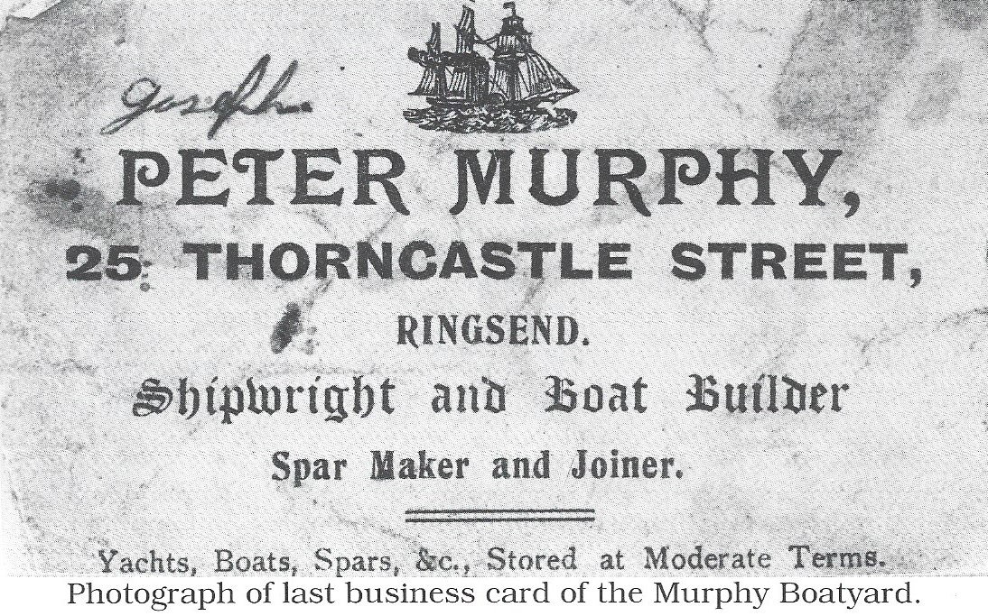 1989 Joe Murphy Ringsend book boatbuilder, River Liffey and River Dodder