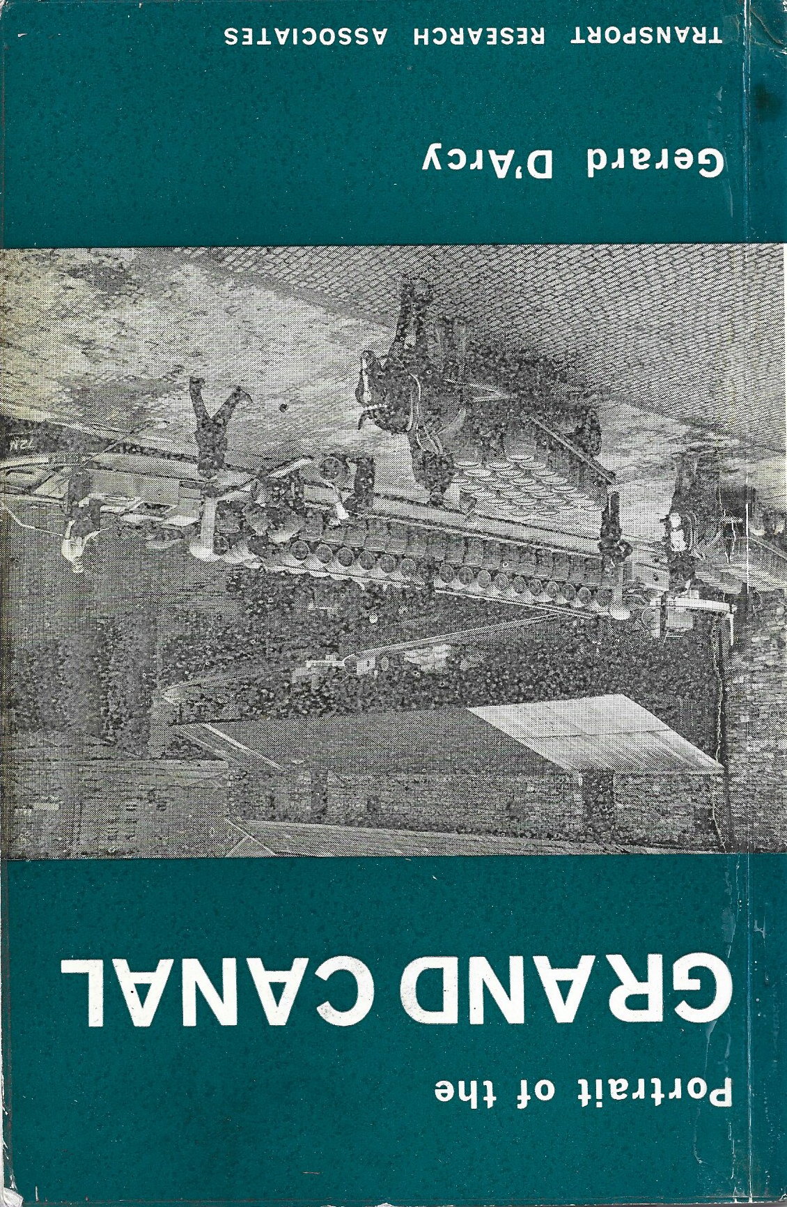 1969 Portrait of the Grand Canal, book by Gerard Darcy, cover