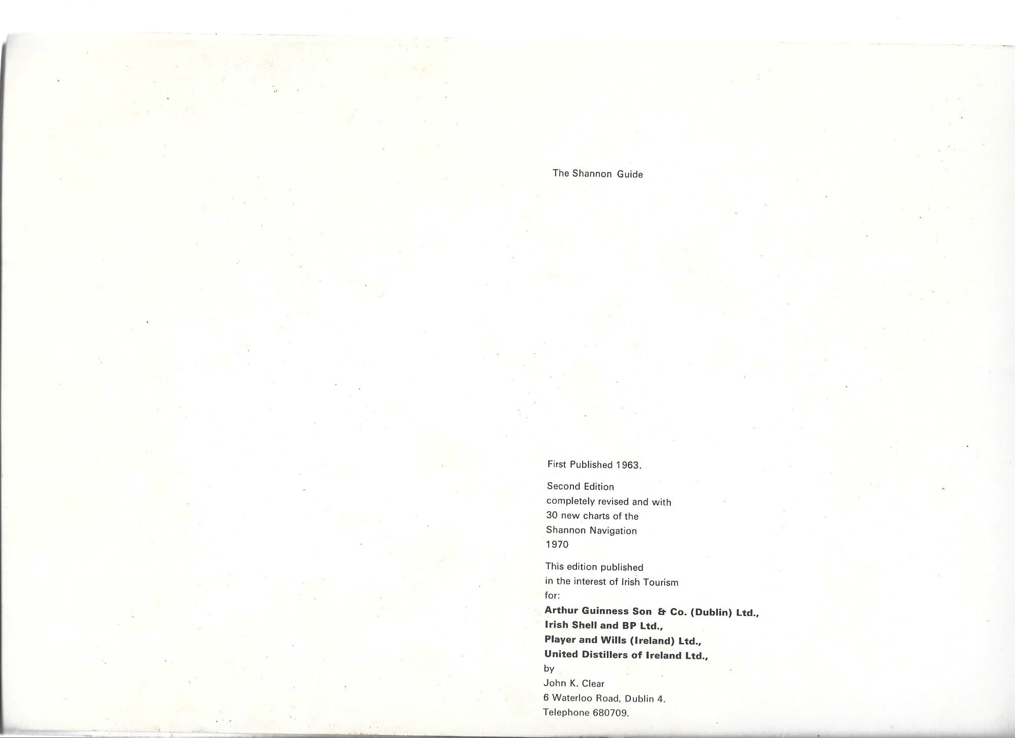 1970 The Shannon Guide