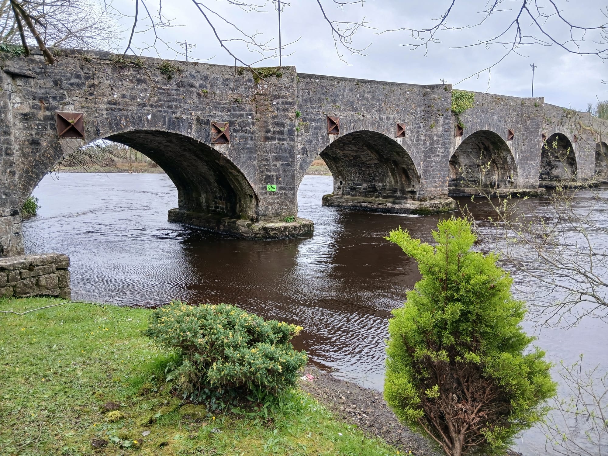 2026 04 06th River Shannon Drumsbridge built in 1795