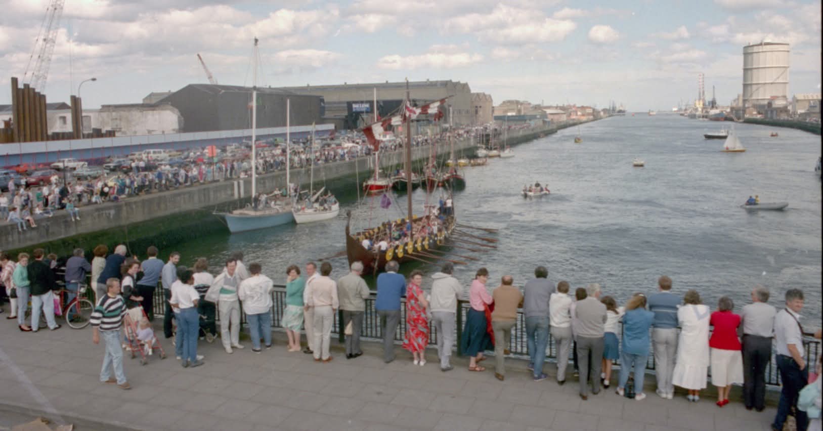 1988 River Liffey Dublin millennial celebration fleet