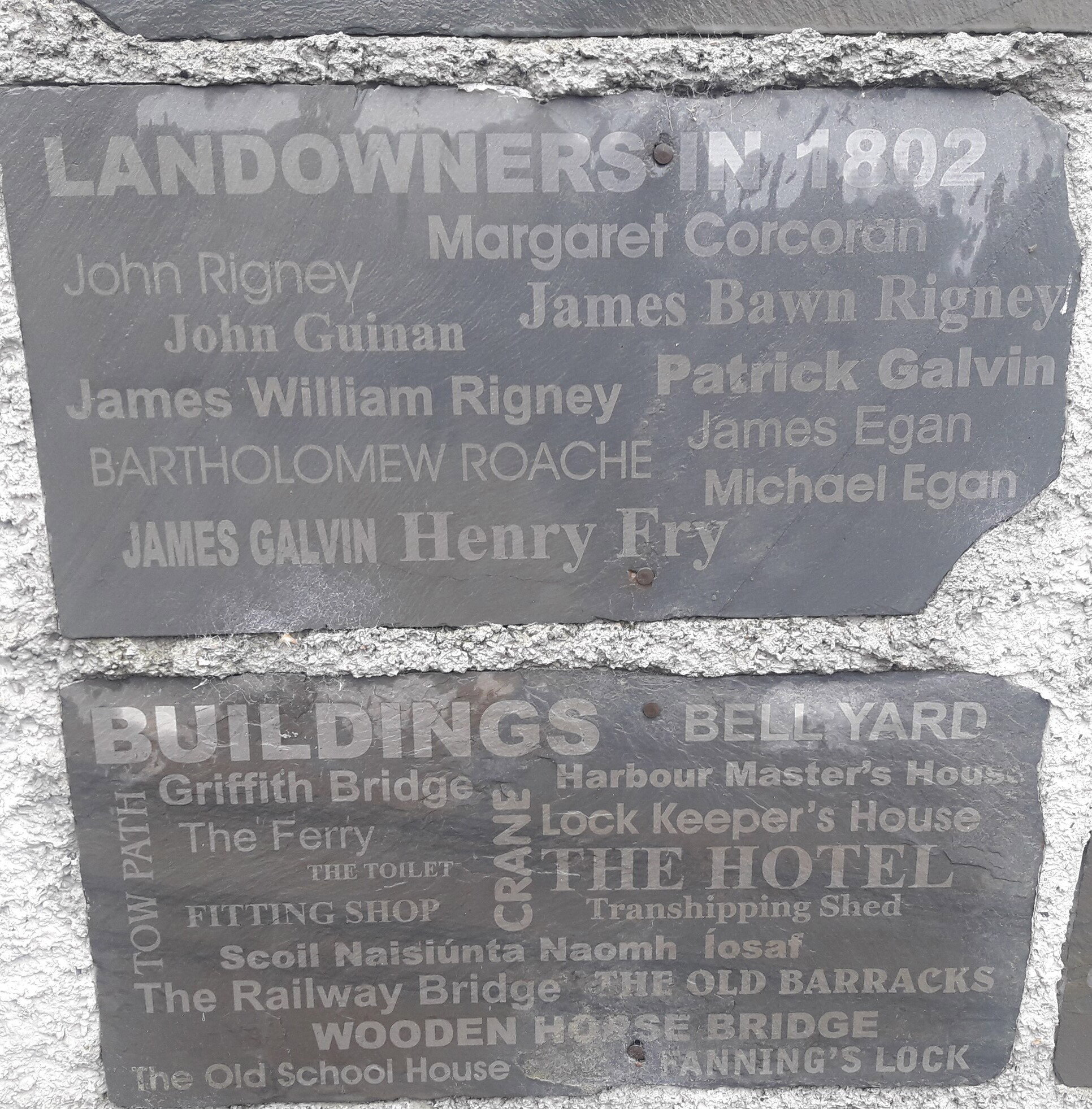 2019 06 22nd Grand Canal Shannon Harbour artwork project at Bell Harbour yard