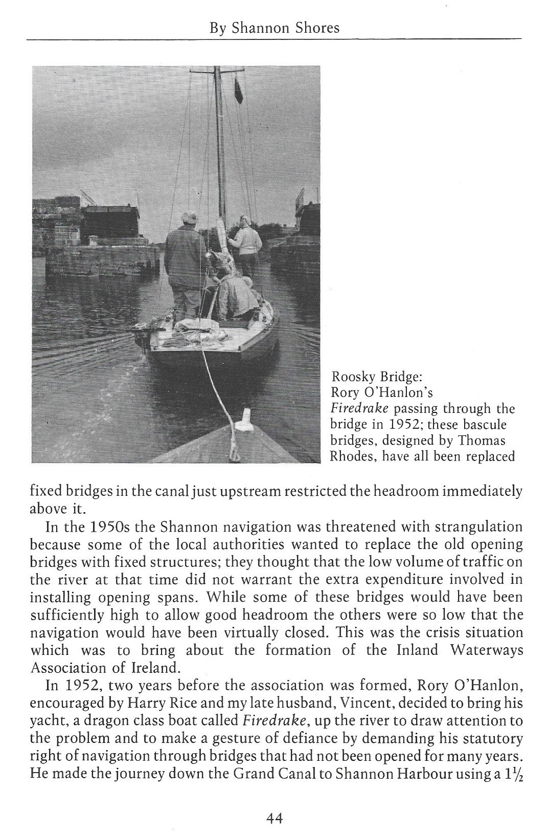 1987 By Shannon Shores Ruth Delany 1952 Rooskey Bridge