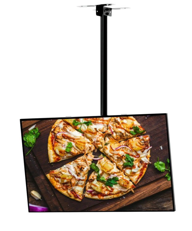 Tela LCD 43" - 500 lâminas - FULL HD - Menus e Sinalização Digital - Montagem no Teto