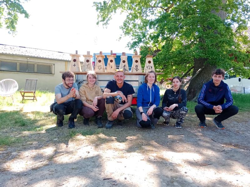 Atelier fabrication de nichoir à Huppe fasciée