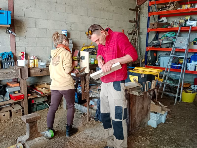 Atelier fabrication de nichoir à Huppe fasciée