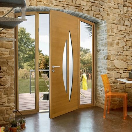 Porte d'entrée Alu/Bois BEL'M