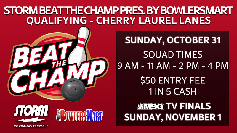 Beat the Champ at Cherry Laurel Lanes!