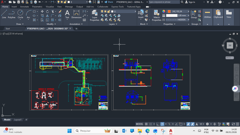 Projetos Hidráulicos Isometricos 3D