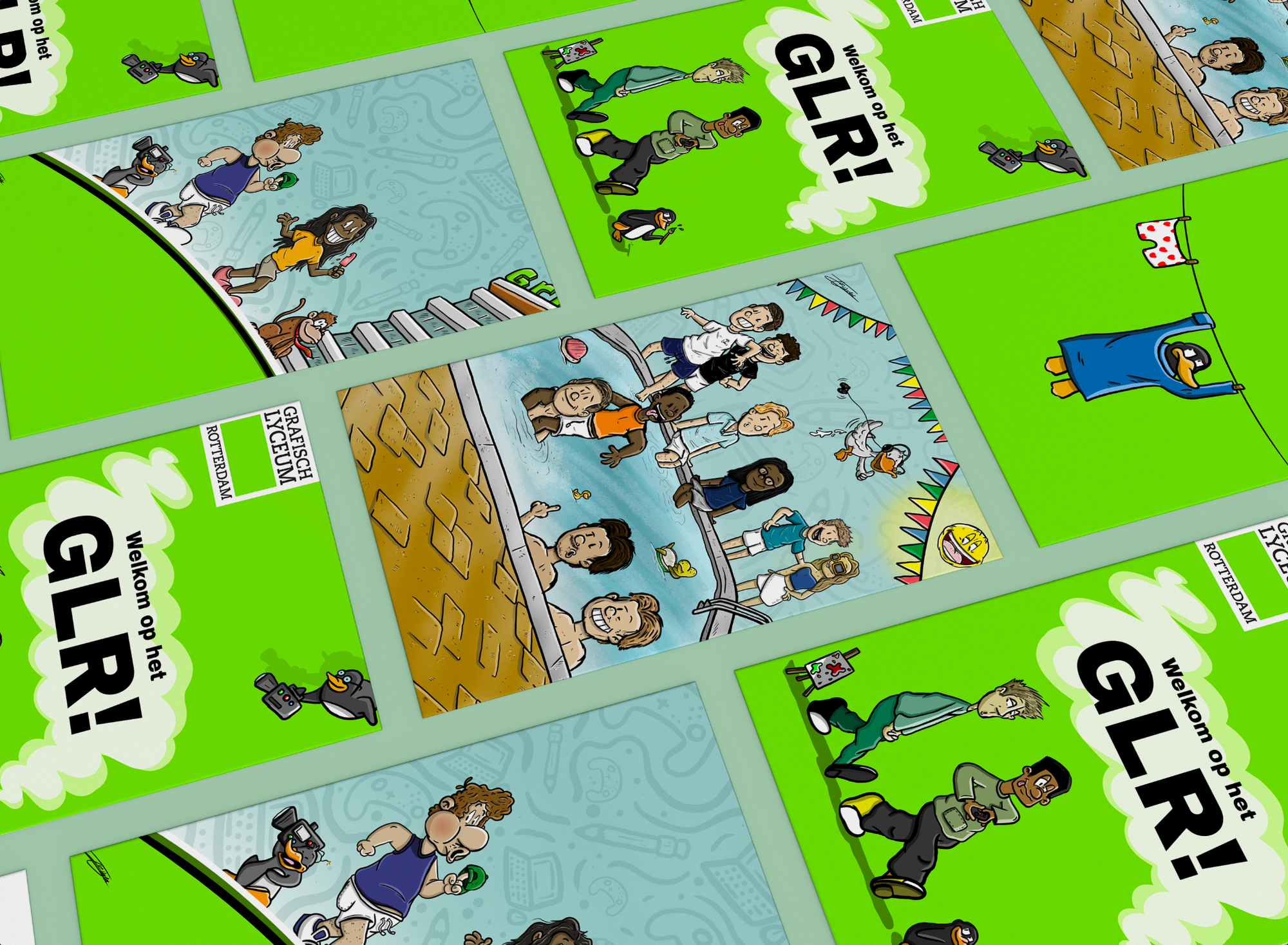 Grafisch Lyceum Rotterdam | Kaarten ontwerp