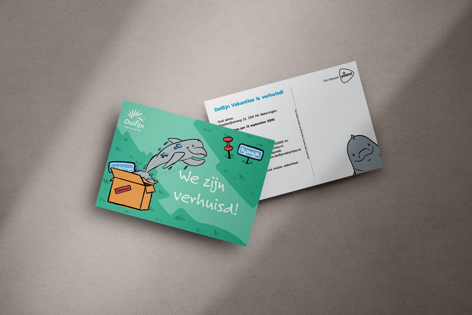 Dolfijn Begeleide Vakanties | Verhuiskaart