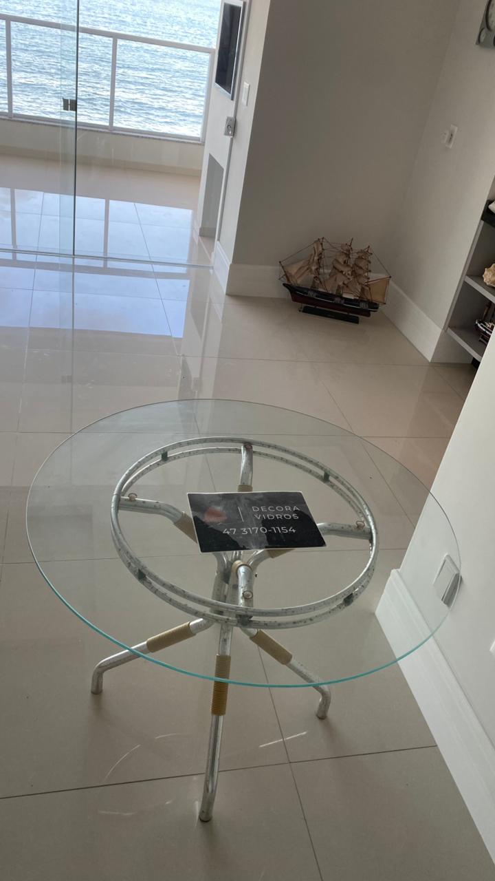 Tampos de Mesa em Vidro