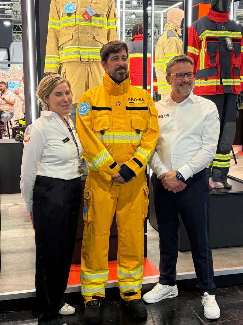 Een bijzonder moment op Interschutz!