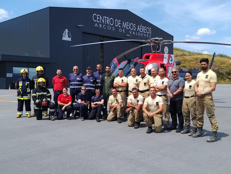 Team 2 returns home after support mission in Portugal