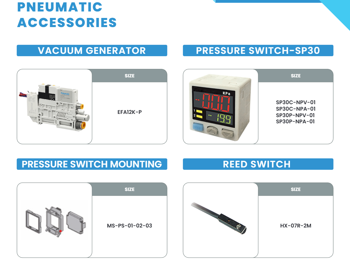 VACCUM GENRATOR, REED SWITCH
