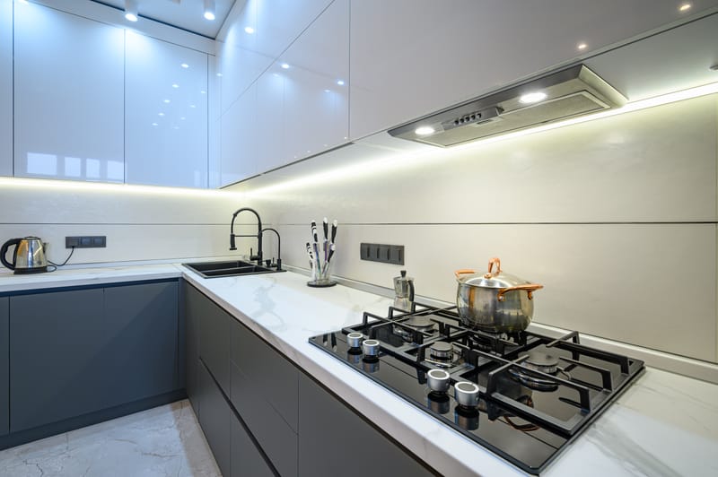 Under-Cabinet Lighting in GTA Kitchens: LED Tape vs. Puck Lights vs. Linear Fixtures Compared