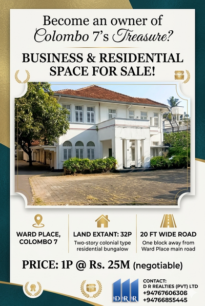 LUXURY HOUSE FOR SALE IN COLOMBO 07