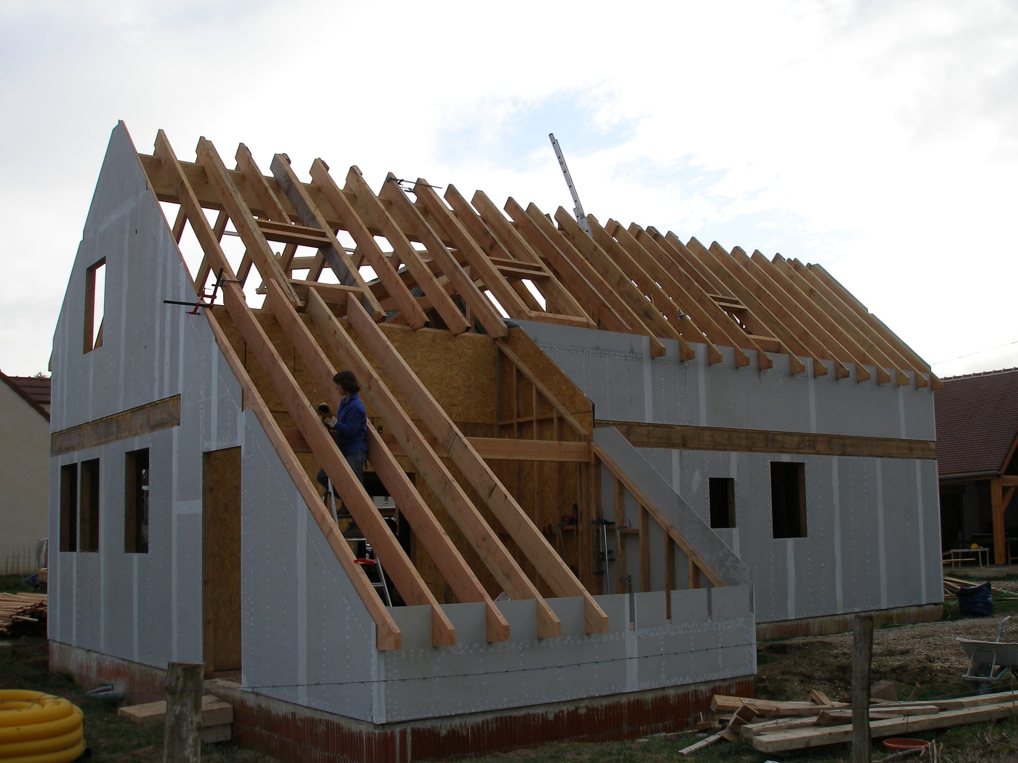 construction maison ossature bois
