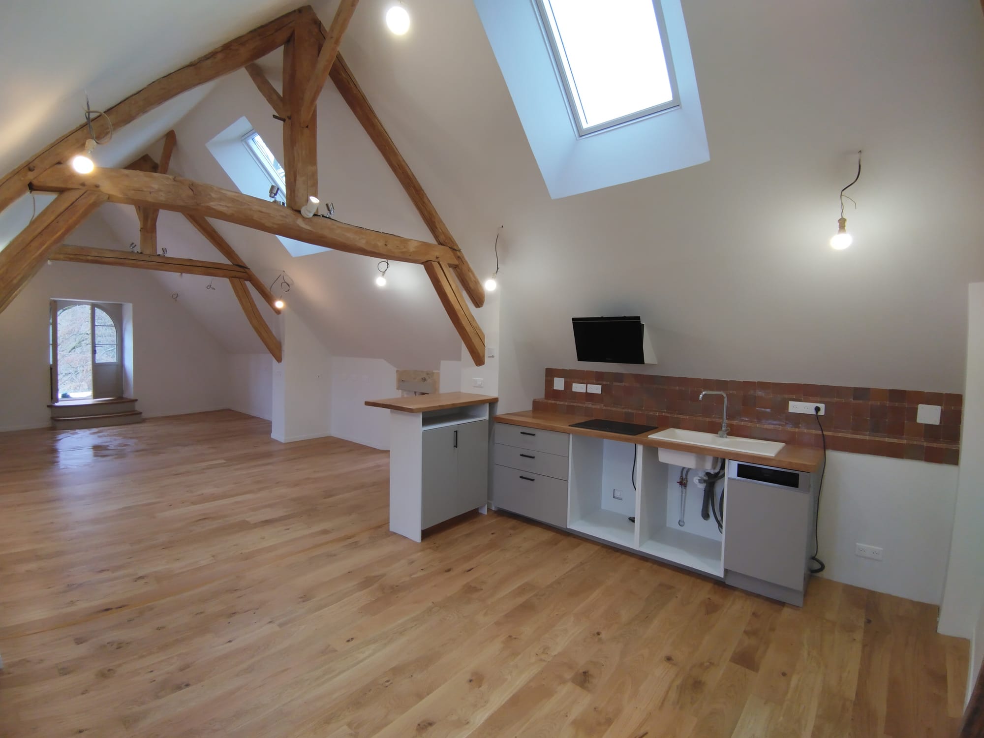 Transformation d'une grange en loft