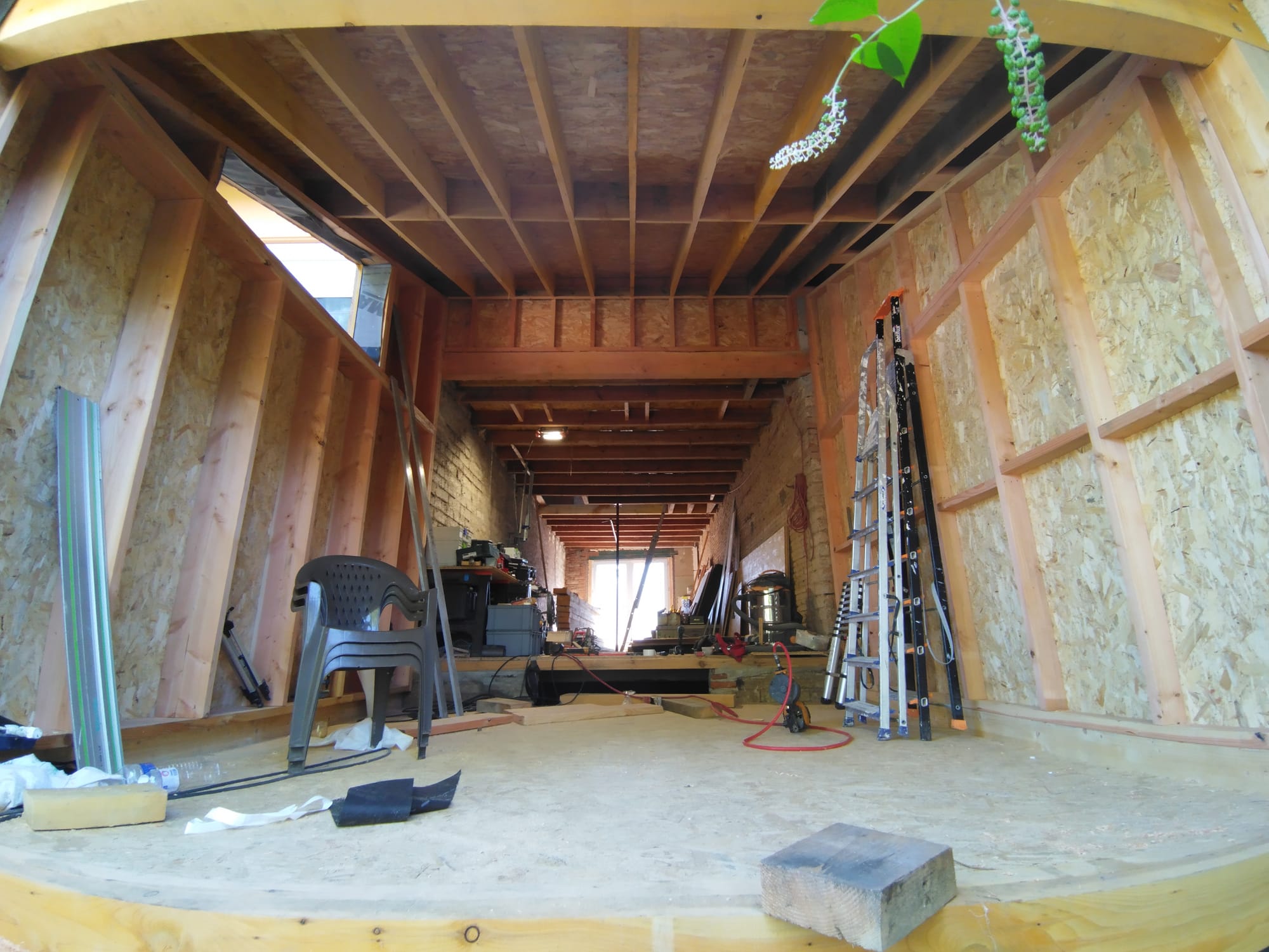 agrandissement en ossature bois