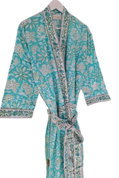 peignoir indien artisanal