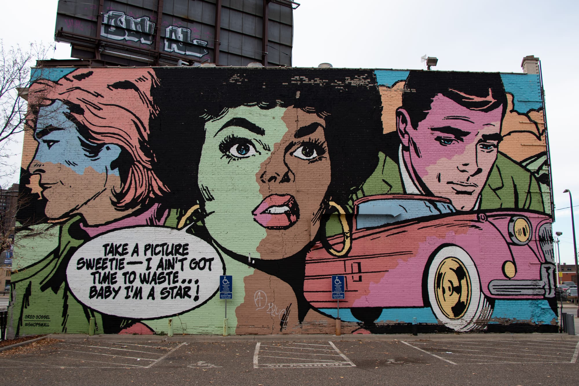 Baby I’m a Star Mural - Downtown MPLS