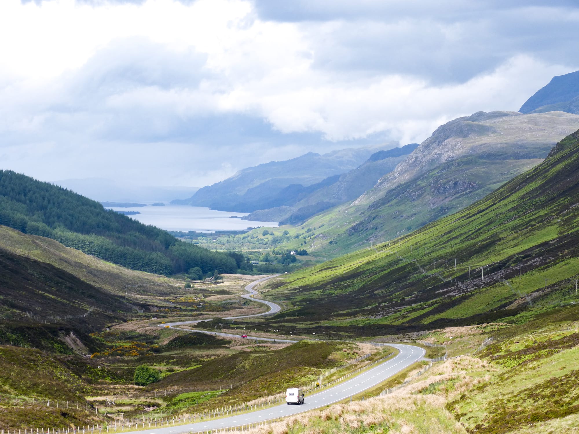 Western Highlands of Scotland, Glen Shiel / Loch Cluanie (A87)