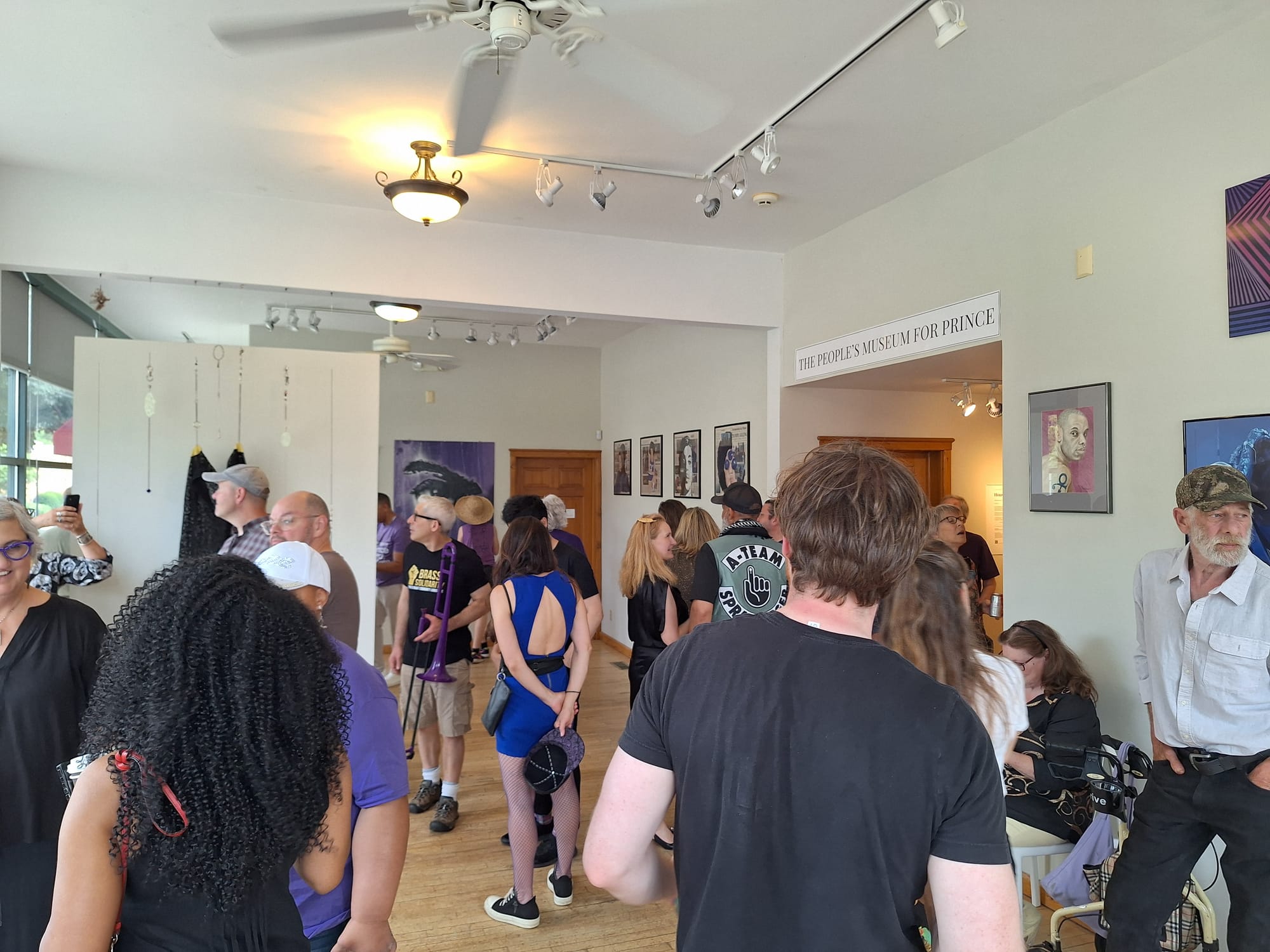 Big opening party of the Peoples Museum for Prince in Minneapolis