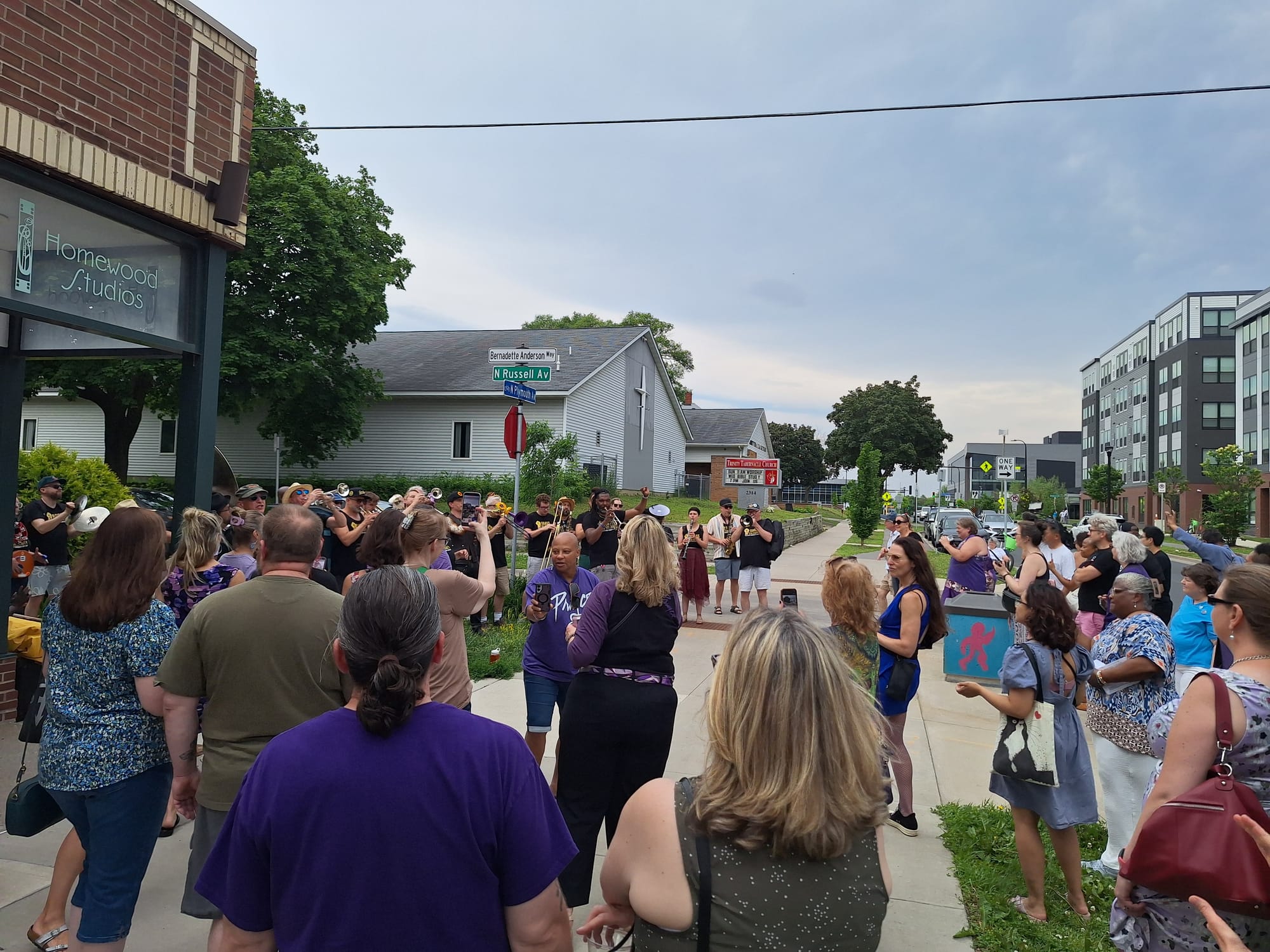 Big opening party of the Peoples Museum for Prince in Minneapolis