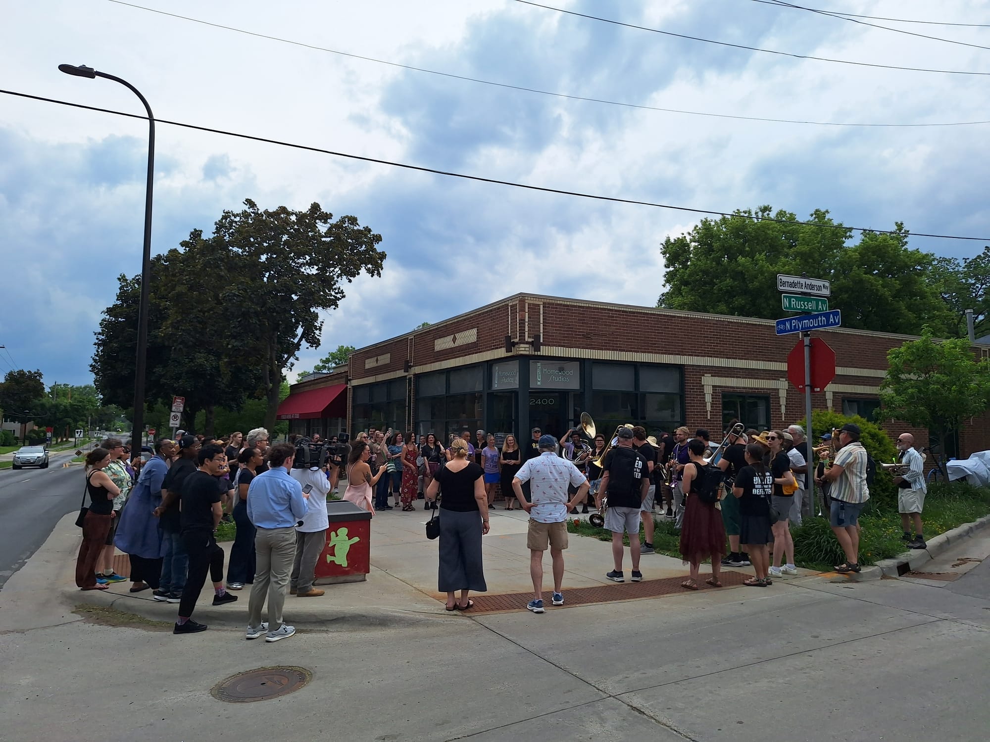 Big opening party of the Peoples Museum for Prince in Minneapolis