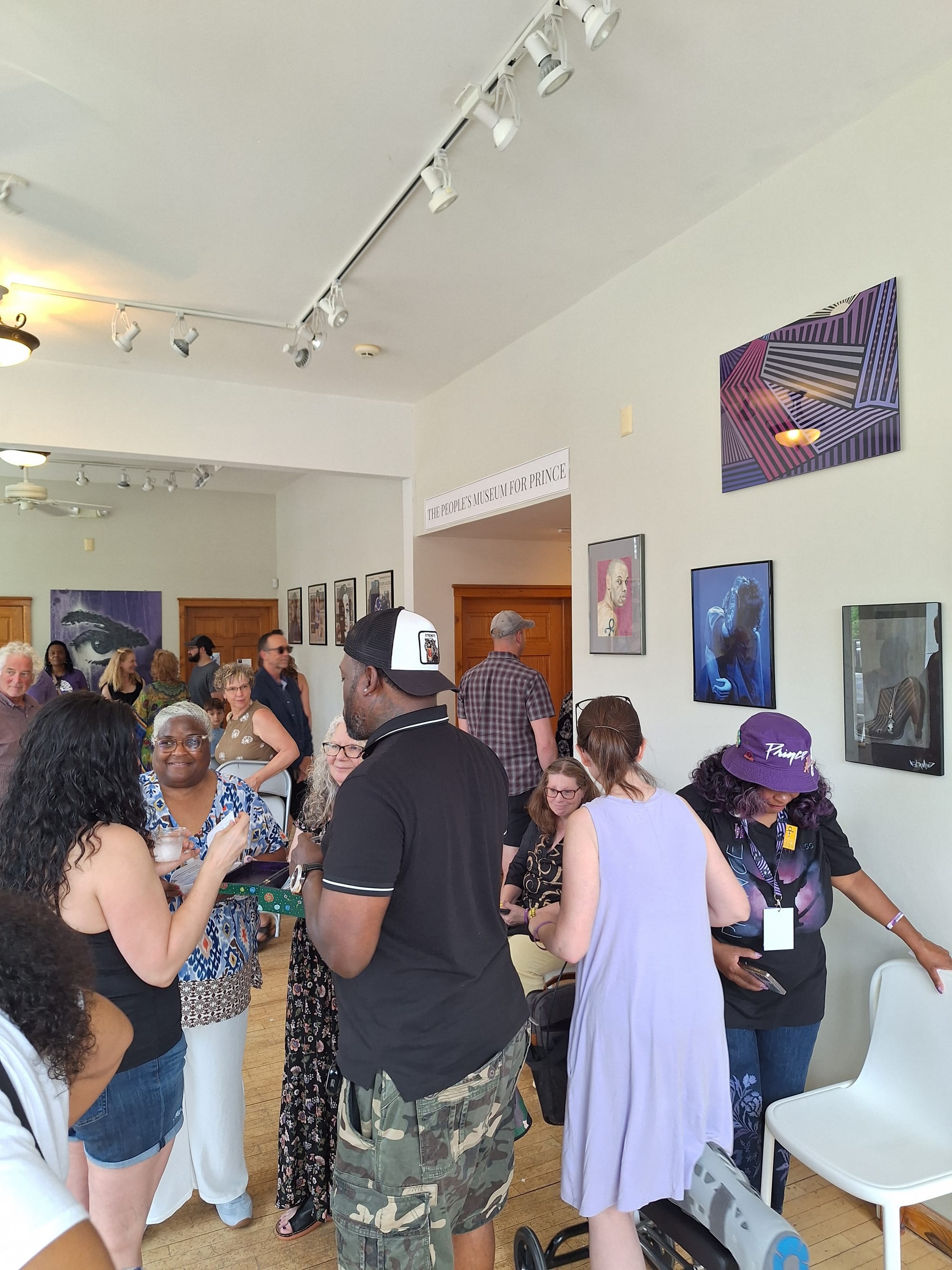 Big opening party of the Peoples Museum for Prince in Minneapolis