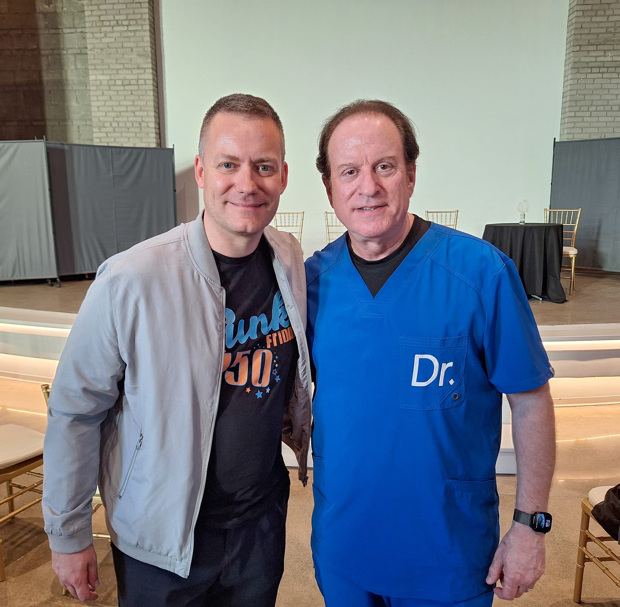 Dr. Fink from "The Revolution" and myself