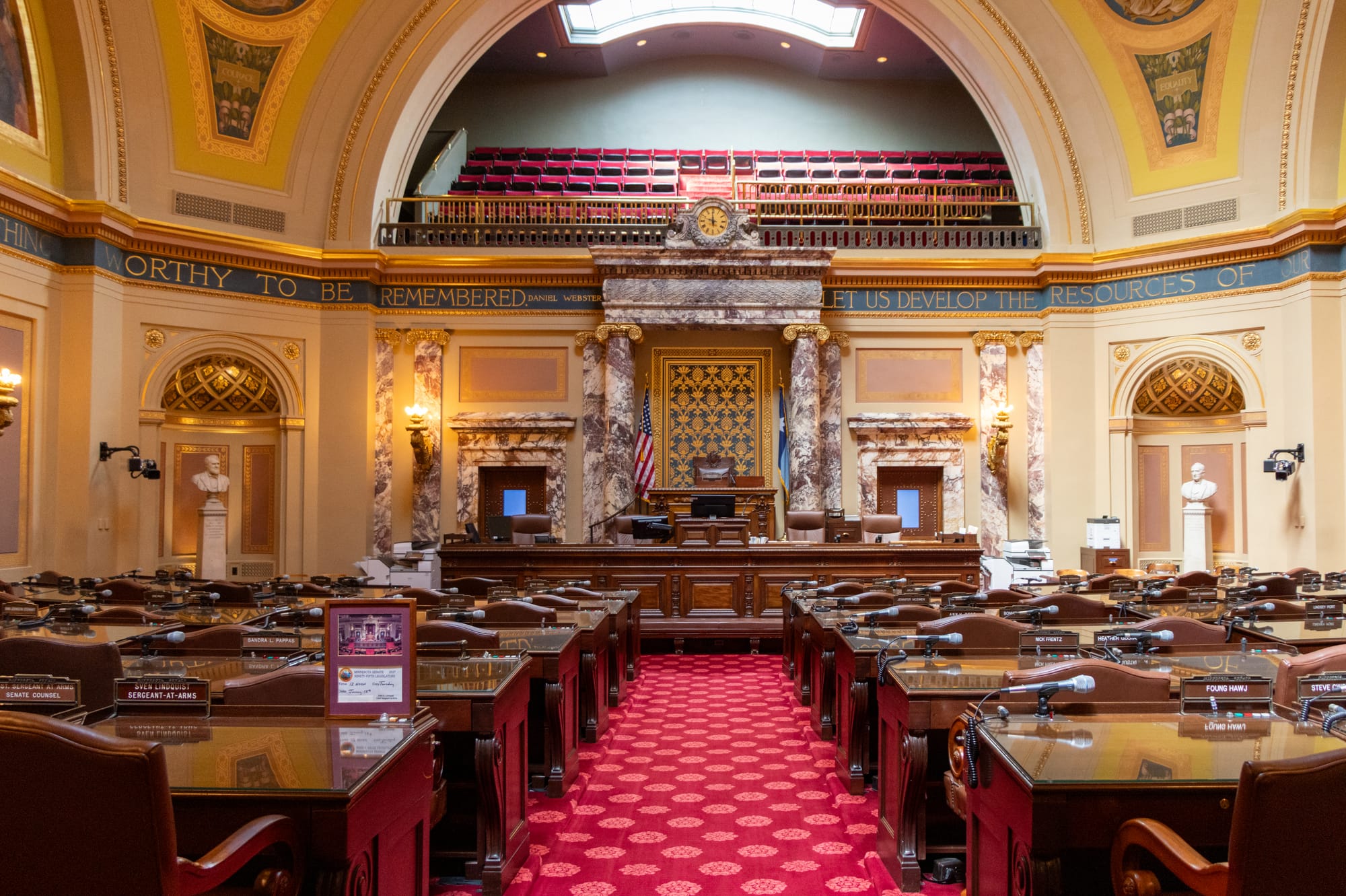 Minnesota State Capitol, Saint Paul, Senate Chamber