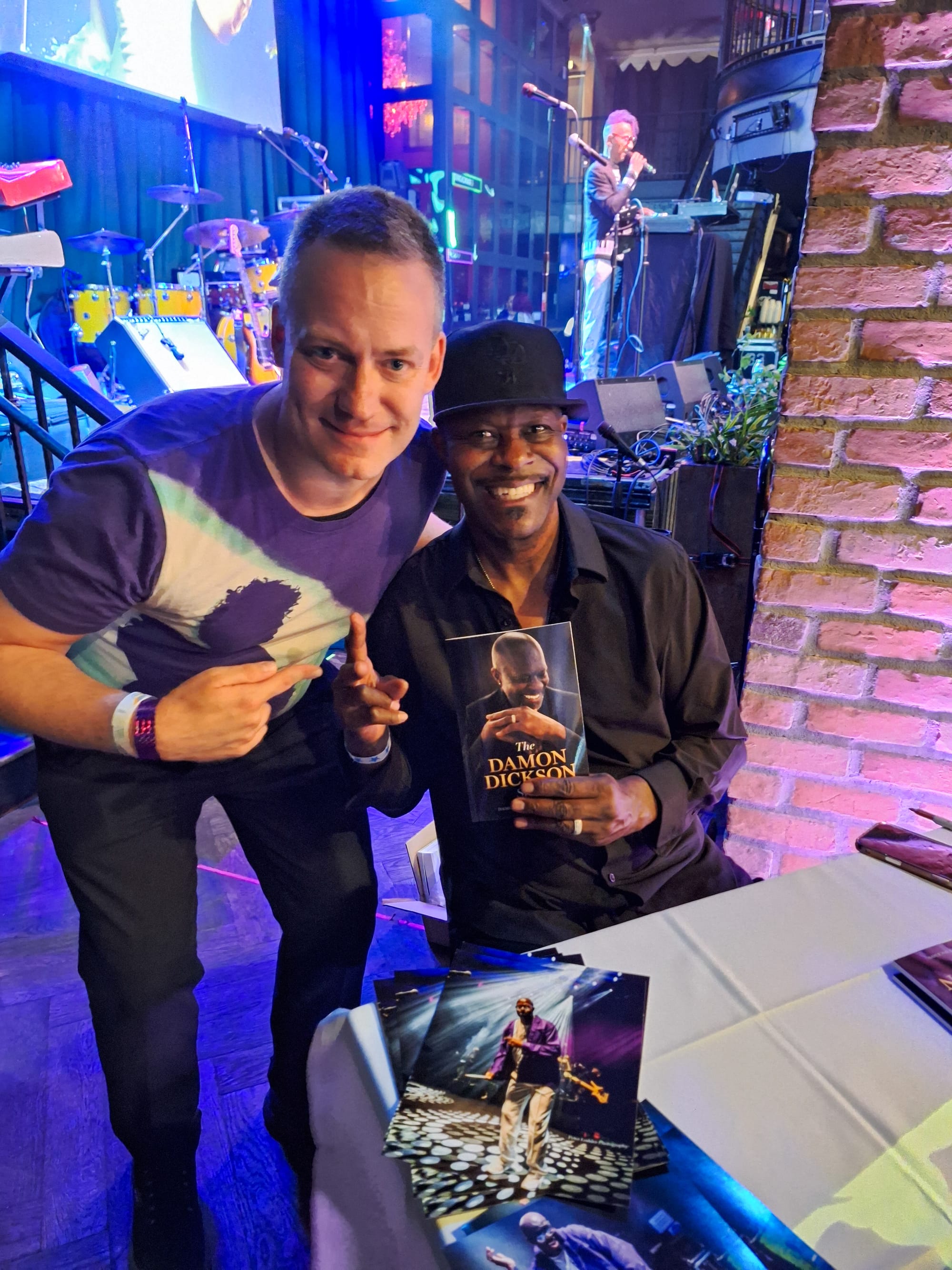 Damon Dickson (NPG) and myself