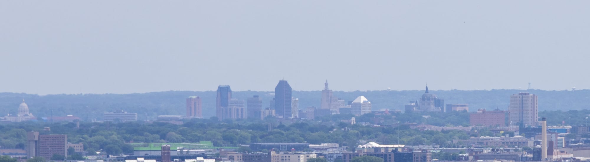 Saint Paul Skyline seen from the Foshay Tower Observation Deck