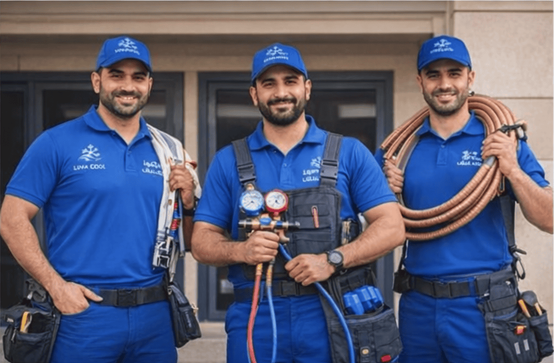 فني صيانة مكيفات معتمد في جدة - شركة لوفا كول.