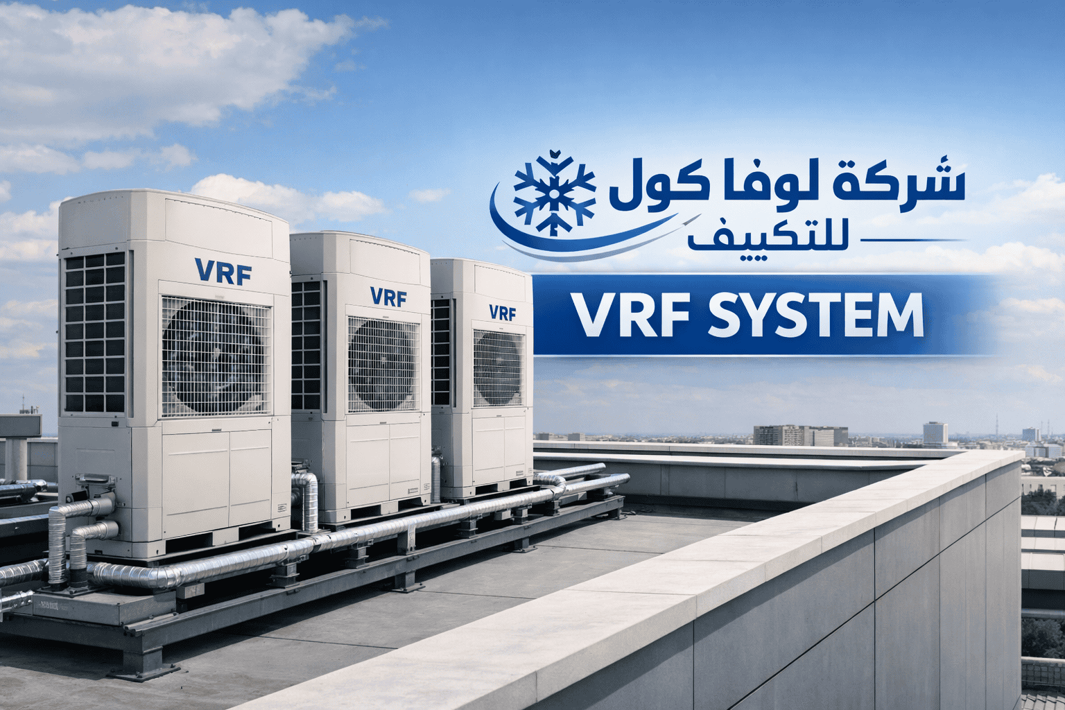 تركيب أنظمة تكييف VRF ميديا وكاريير في جده -مكة - شركة لوفا كول.