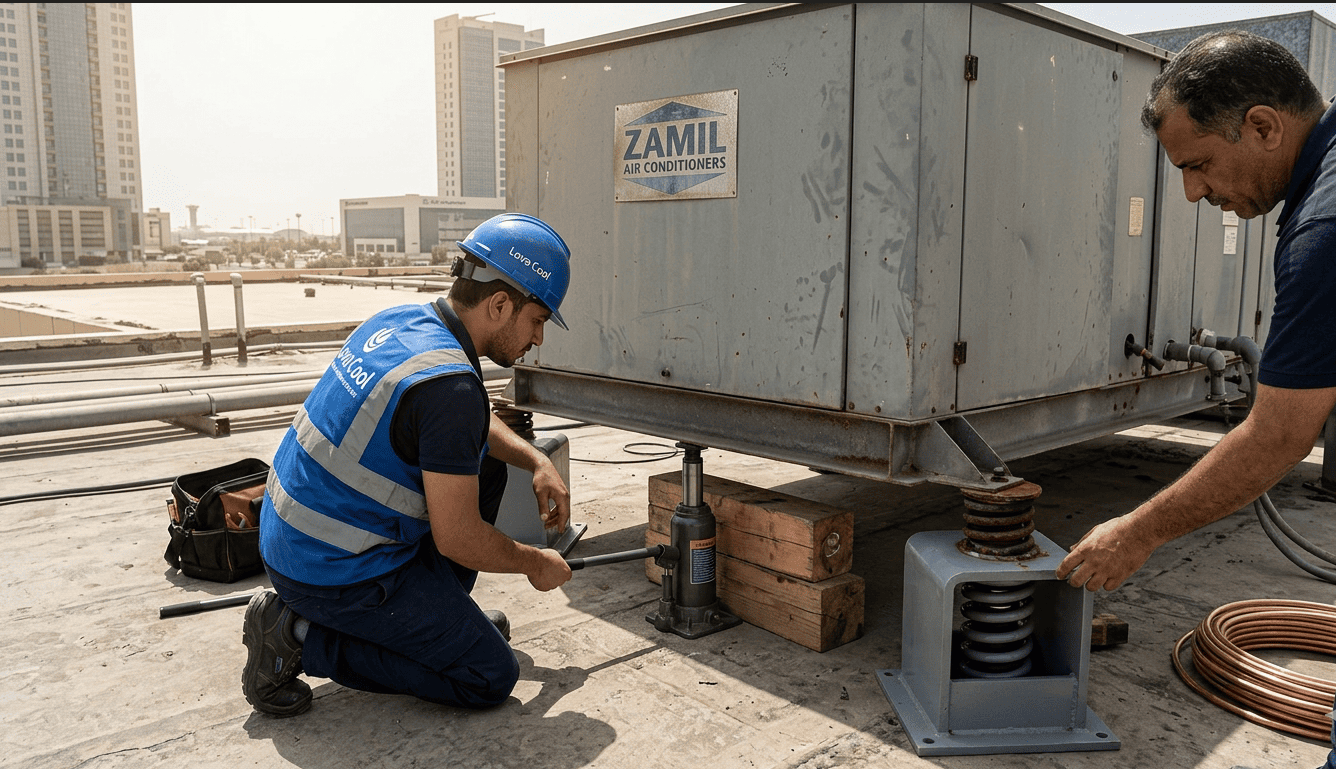 spring isolator شركة لوفا كول 