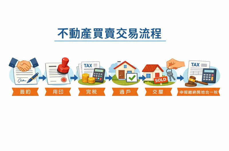不動產買賣流程與稅務規劃