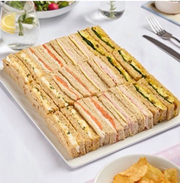 Deluxe crustless finger Sandwiches