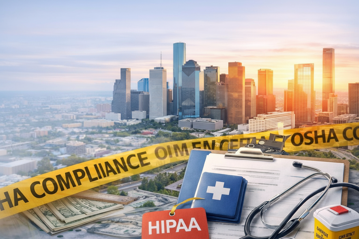 🛡️ OSHA & HIPAA Enforcement in Greater Houston: What Healthcare Offices Need to Understand